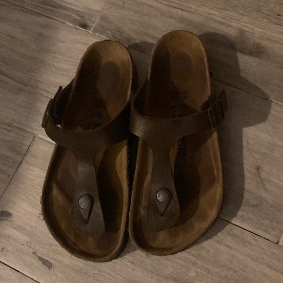 Mocha Birkenstocks size 37 - Picture 1 of 3